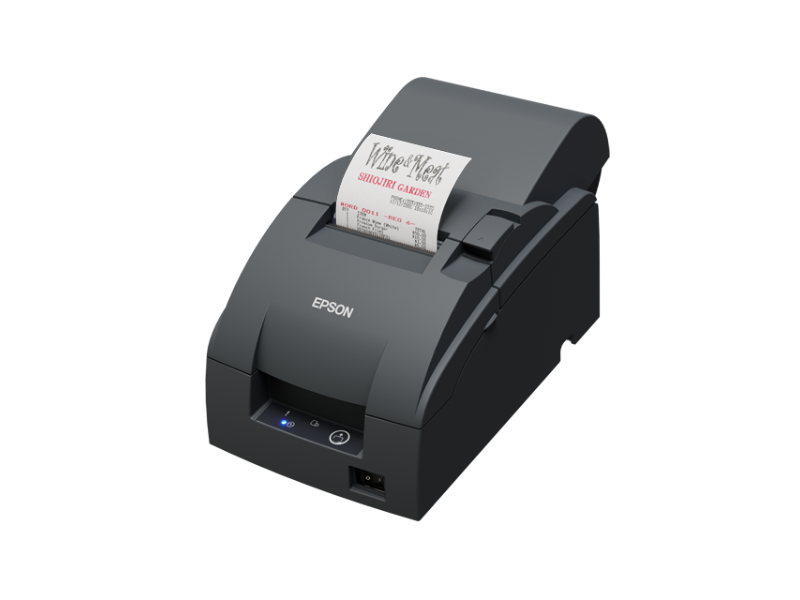 เครื่องพิมพ์ใบเสร็จ/ใบกำกับภาษีอย่างย่อ Epson TM-U220IIB (Dot Matrix) ไม่มีช่องเก็บสำเนา ตัดกระดาษอัตโนมัติ