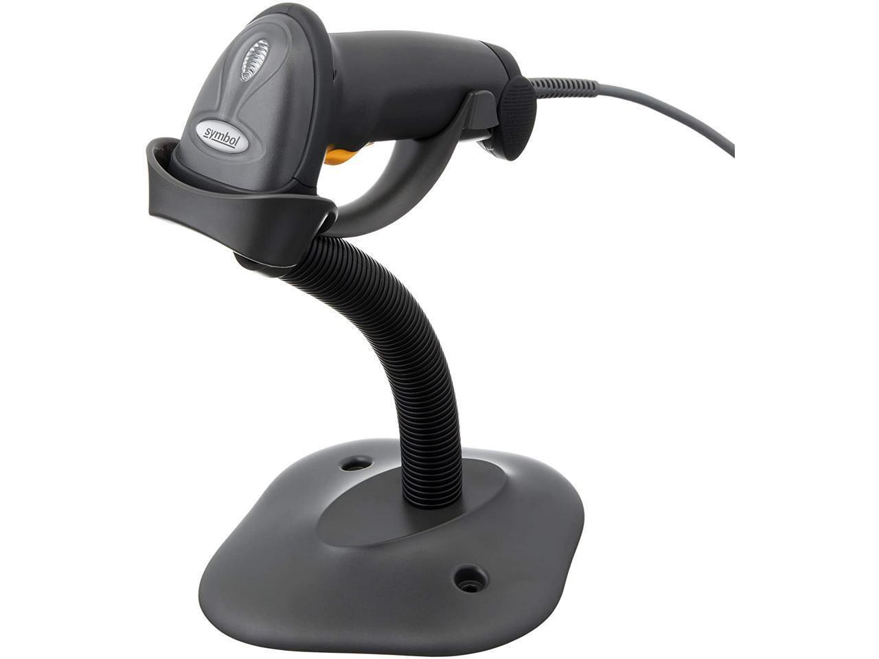 Zebra Barcode Scanner 1D with USB Cable with Stand