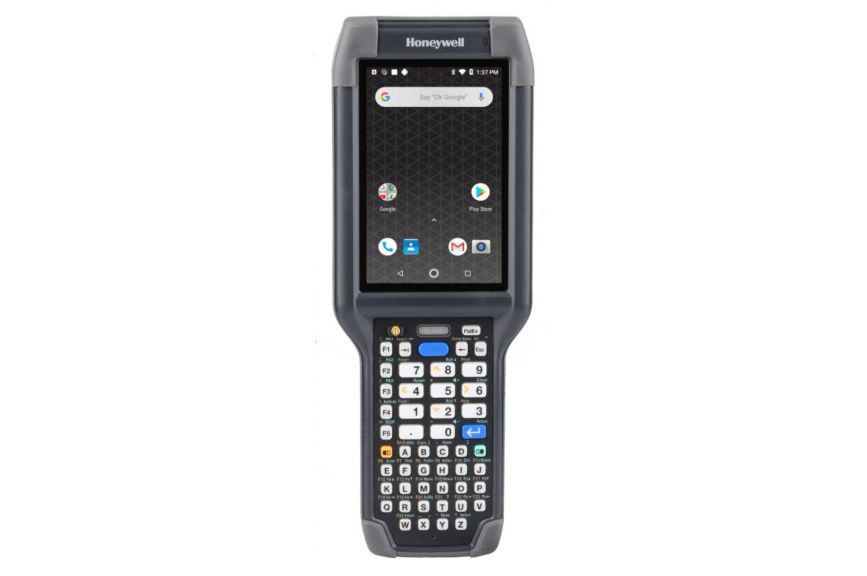 Honeywell CK65,2GB/32GB Memory, Numeric-F keys, EX20 Near/Far Range 2D Area Image, No Camera, SmartTE, GMS,FCC, Android 8.1