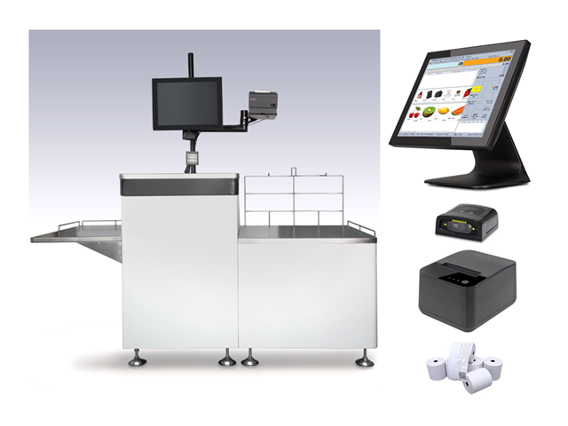 ชุดเคาน์เตอร์เครื่องชำระสินค้าด้วยตัวเอง